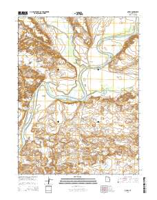 Ouray 2014 topographic map thumbnail