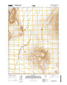 Monument Peak SW 2014 topographic map thumbnail