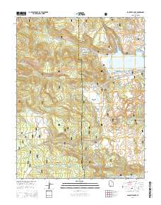Panguitch Lake 2014 topographic map thumbnail