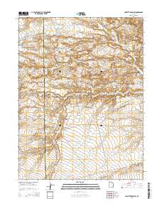 Pariette Draw SW 2014 topographic map thumbnail