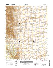 Sawtooth Peak 2014 topographic map thumbnail