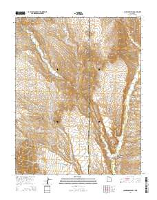 Scarecrow Peak 2014 topographic map thumbnail