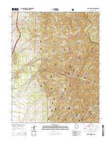 Pole Mountain 2014 topographic map thumbnail