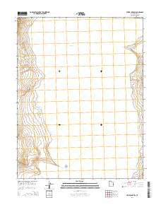 Sevier Lake SW 2014 topographic map thumbnail