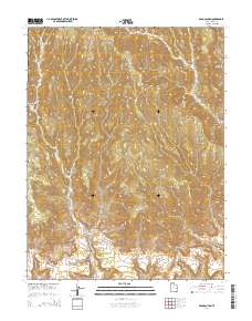 Sego Canyon 2014 topographic map thumbnail