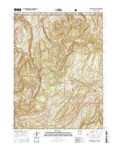 Seven Tree Flat 2014 topographic map thumbnail