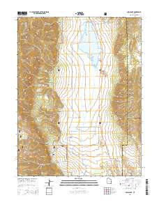 Scipio Lake 2014 topographic map thumbnail