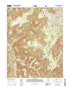 Poison Canyon 2014 topographic map thumbnail