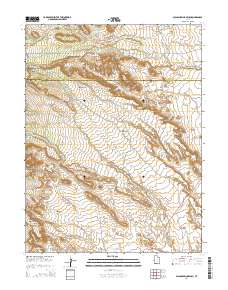 Poison Spring Bench 2014 topographic map thumbnail