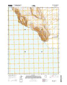 Rozel Point 2014 topographic map thumbnail