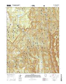 Posy Lake 2014 topographic map thumbnail