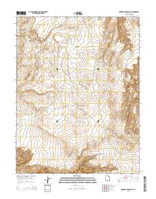 Robbers Roost Flats 2014 topographic map thumbnail