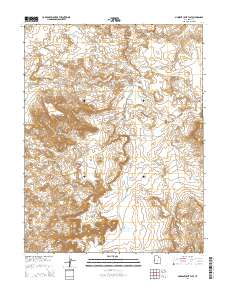 Mussentuchit Flat 2014 topographic map thumbnail