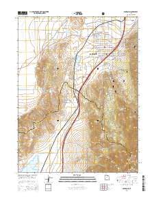 Santaquin 2014 topographic map thumbnail