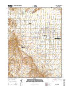 Vernal NE 2014 topographic map thumbnail