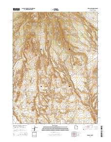 Vernal NW 2014 topographic map thumbnail