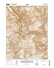 Vernal SW 2014 topographic map thumbnail