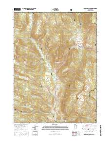 Tony Grove Creek 2014 topographic map thumbnail