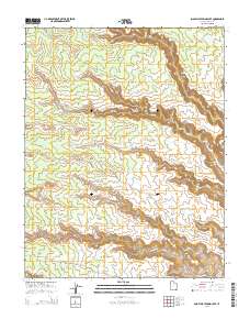 Snow Flat Spring Cave 2014 topographic map thumbnail
