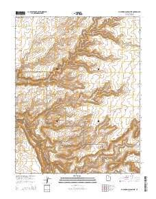 Slickhorn Canyon East 2014 topographic map thumbnail
