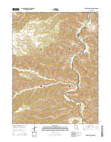 Steer Ridge Canyon 2014 topographic map thumbnail