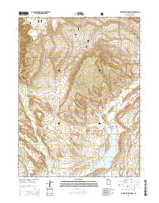 Steinaker Reservoir 2014 topographic map preview