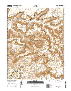 Upheaval Dome 2014 topographic map thumbnail
