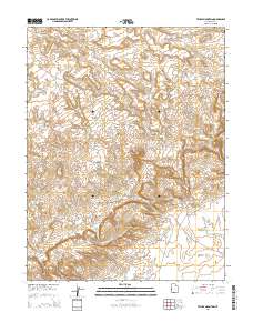 Temple Mountain 2014 topographic map thumbnail