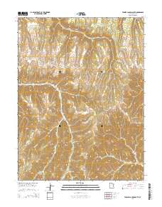 Tenmile Canyon South 2014 topographic map thumbnail