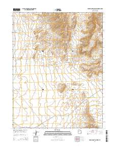 Topaz Mountain West 2014 topographic map thumbnail