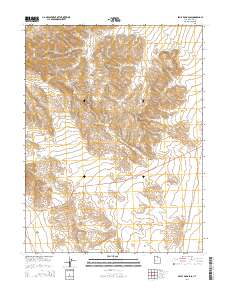 Skull Rock Pass 2014 topographic map thumbnail
