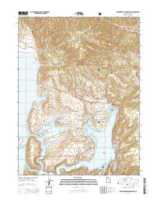 Strawberry Reservoir NE 2014 topographic map thumbnail
