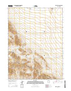 Tabbys Peak SE 2014 topographic map thumbnail