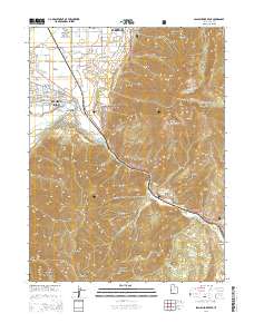 Spanish Fork Peak 2014 topographic map thumbnail