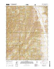 Spencer Canyon 2014 topographic map preview