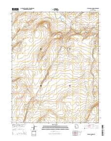 Spring Canyon 2014 topographic map thumbnail