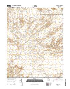 Sunset Flat 2014 topographic map thumbnail