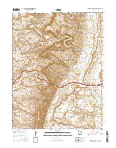 Spotted Wolf Canyon 2014 topographic map thumbnail