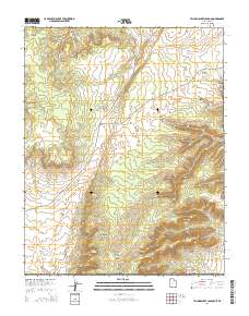Yellowjacket Canyon 2014 topographic map thumbnail
