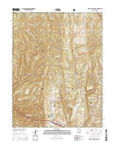 Water Hollow Ridge 2014 topographic map thumbnail