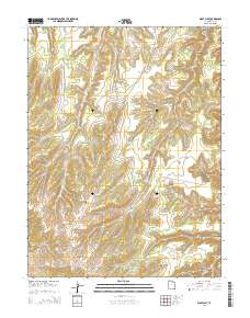 Wolf Flat 2014 topographic map thumbnail