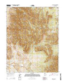 Silver Peak 2014 topographic map thumbnail