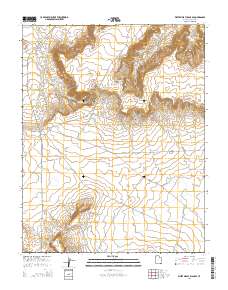 White Mesa Village SE 2014 topographic map thumbnail