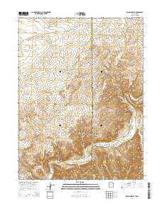 Walsh Knolls 2014 topographic map thumbnail