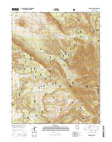 Warner Lake 2014 topographic map thumbnail