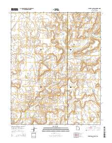 Wickiup Canyon 2014 topographic map thumbnail