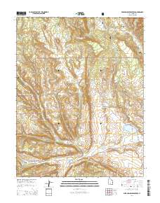 Wide Hollow Reservoir 2014 topographic map thumbnail