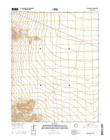 Wallaces Peak 2014 topographic map thumbnail