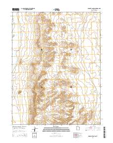 Burnout Canyon 2014 topographic map thumbnail