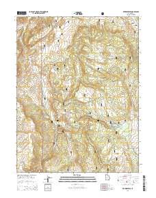 Rex Reservoir 2014 topographic map thumbnail